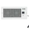 VEVOR Register Booster Fan, Quiet Vent Booster Fan Fits 4' x 10' Register Holes, with Remote Control and Thermostat Control