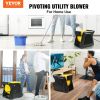 VEVOR Pivoting Utility Fan, 600 CFM High Velocity Floor Blower for Drying, Cooling, Ventilating, Exhausting, 300Â° Blowing Angle Air Mover
