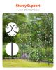 Garden Trellis for Climbing Plants, 71 x 20 in, 6 Packs Rustproof Metal Garden Flower Trellis, Outdoor Climbing Rose Trellis Cucumbers Support