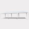 10x30' Wedding Party Canopy Tent Outdoor Gazebo with 8 Removable Sidewalls