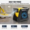 VEVOR Pivoting Utility Fan, 600 CFM High Velocity Floor Blower for Drying, Cooling, Ventilating, Exhausting, 300Â° Blowing Angle Air Mover