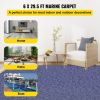Deep Blue Marine Carpet 6 ft x 29.5 ft Marine Carpeting Marine Grade Carpet for Boats with Waterproof Back Outdoor Rug for Patio Porch Deck Garage Out