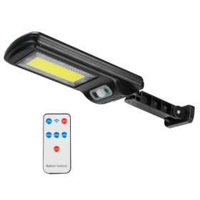 1Pc 450W 300W 200W Solar Powered Motion Sensor Wall Lights Outdoor IP65 Waterproof 3 Modes With Remote Control For Street Front Door Deck (Option: 200W)