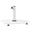 Square Patio Umbrella Base, 41 lbs Metal Umbrella Stand Base with Adjustable Foot Pads