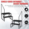 Hot Tub Steps Outdoor, 2 RV Steps with Handrail, Portable RV Stairs 3 Step, Heavy Duty Truck Camper Steps Ladders for Travel Trailers, 5th Wheel